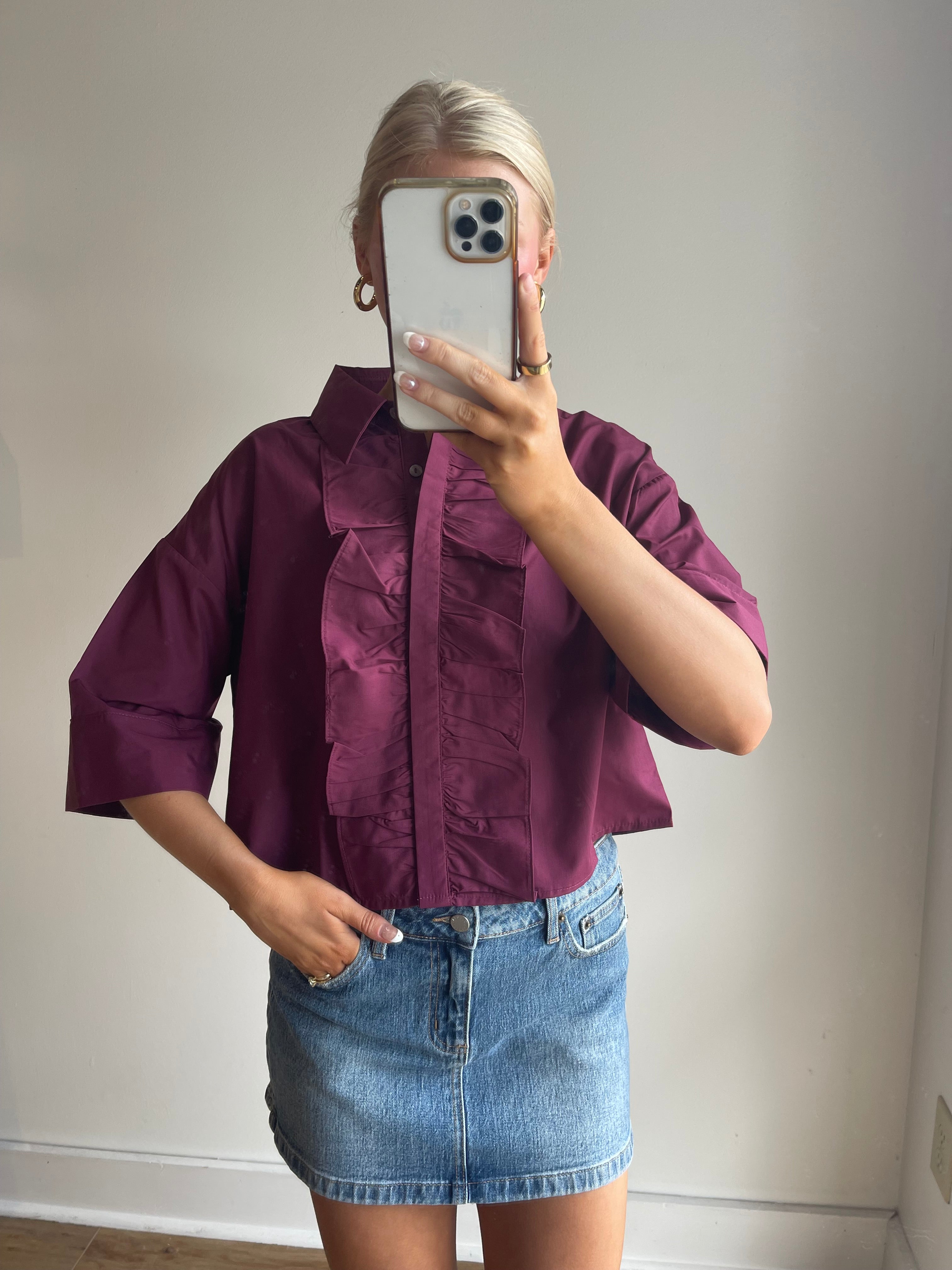 Margo Ruffle Top