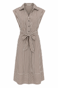 Raven Stripe Midi