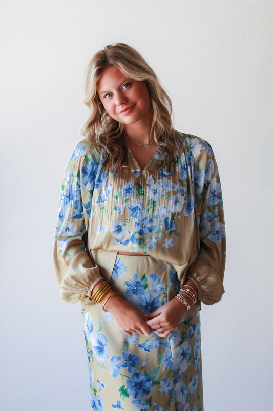 Estelle Pleated Blouse