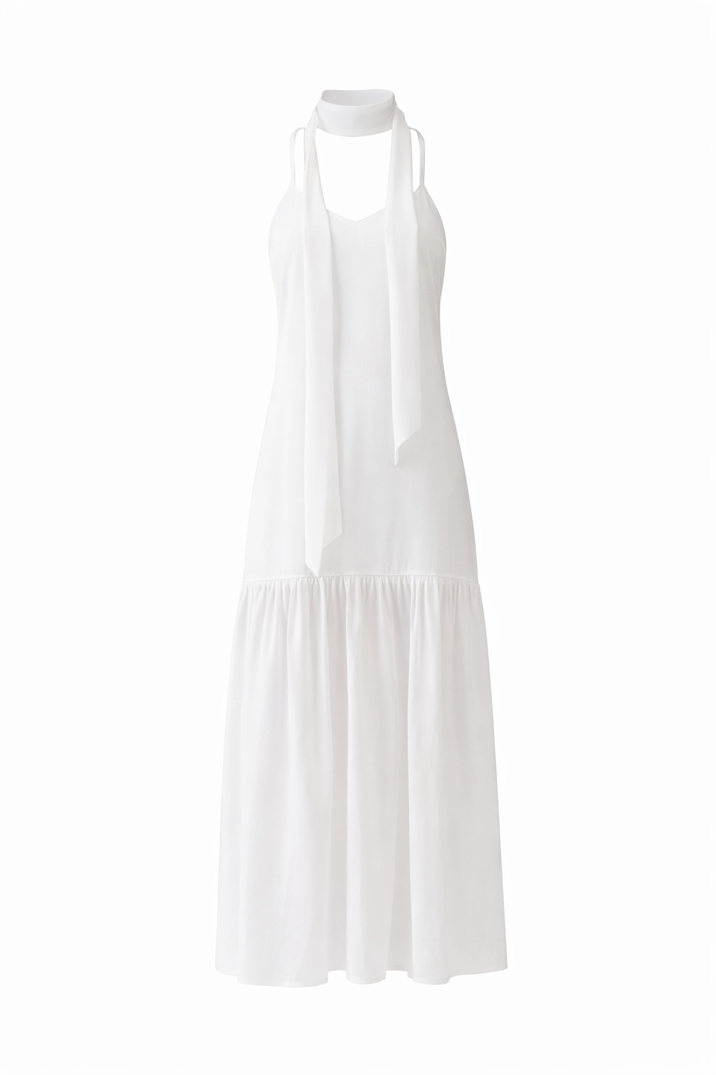 Sutton Maxi Dress with Neck Scarf