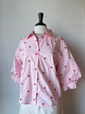 Valentines Heart Button Down Top
