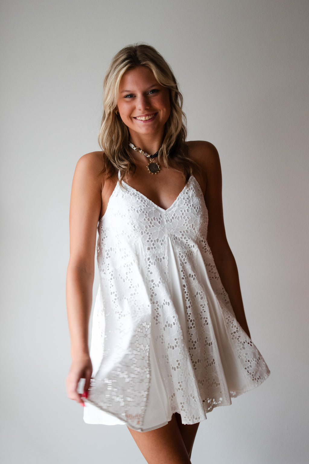 Angel Godet Mini Dress