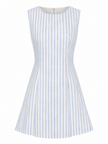 Victoria Striped Mini Dress