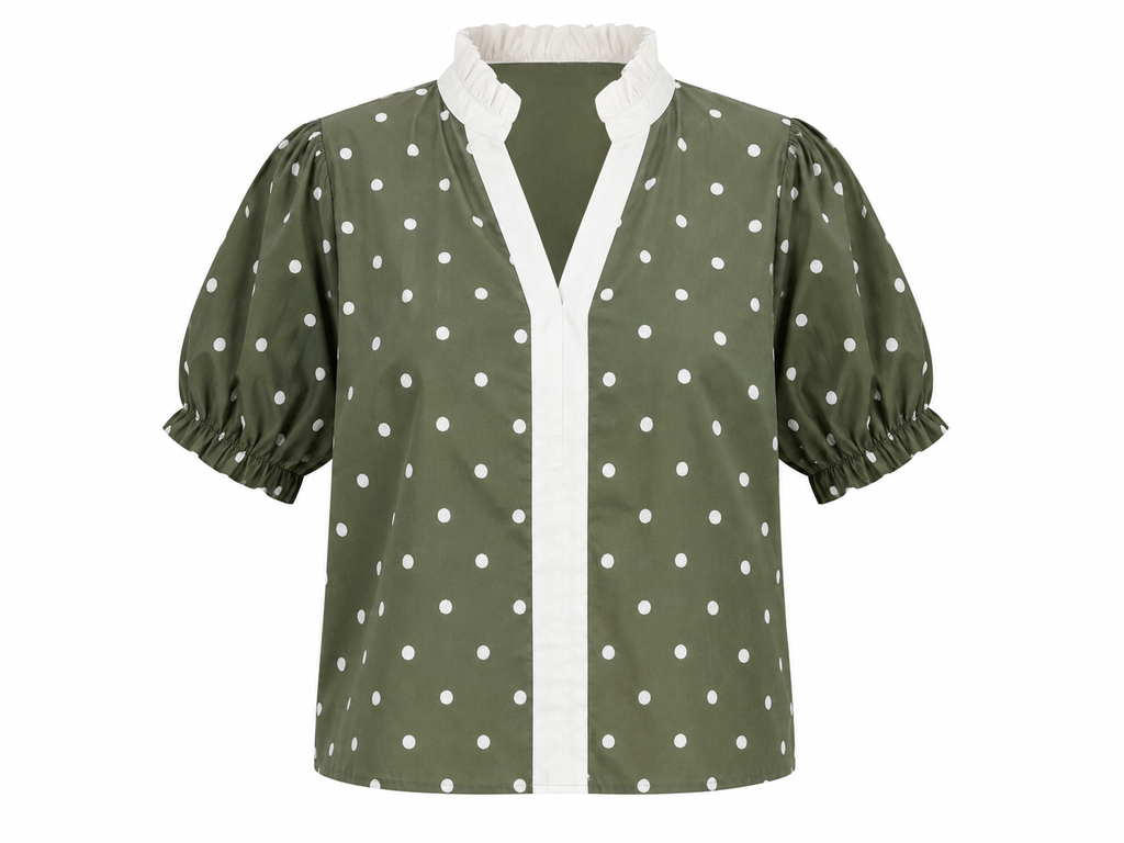 Hattie Polka Dot Top