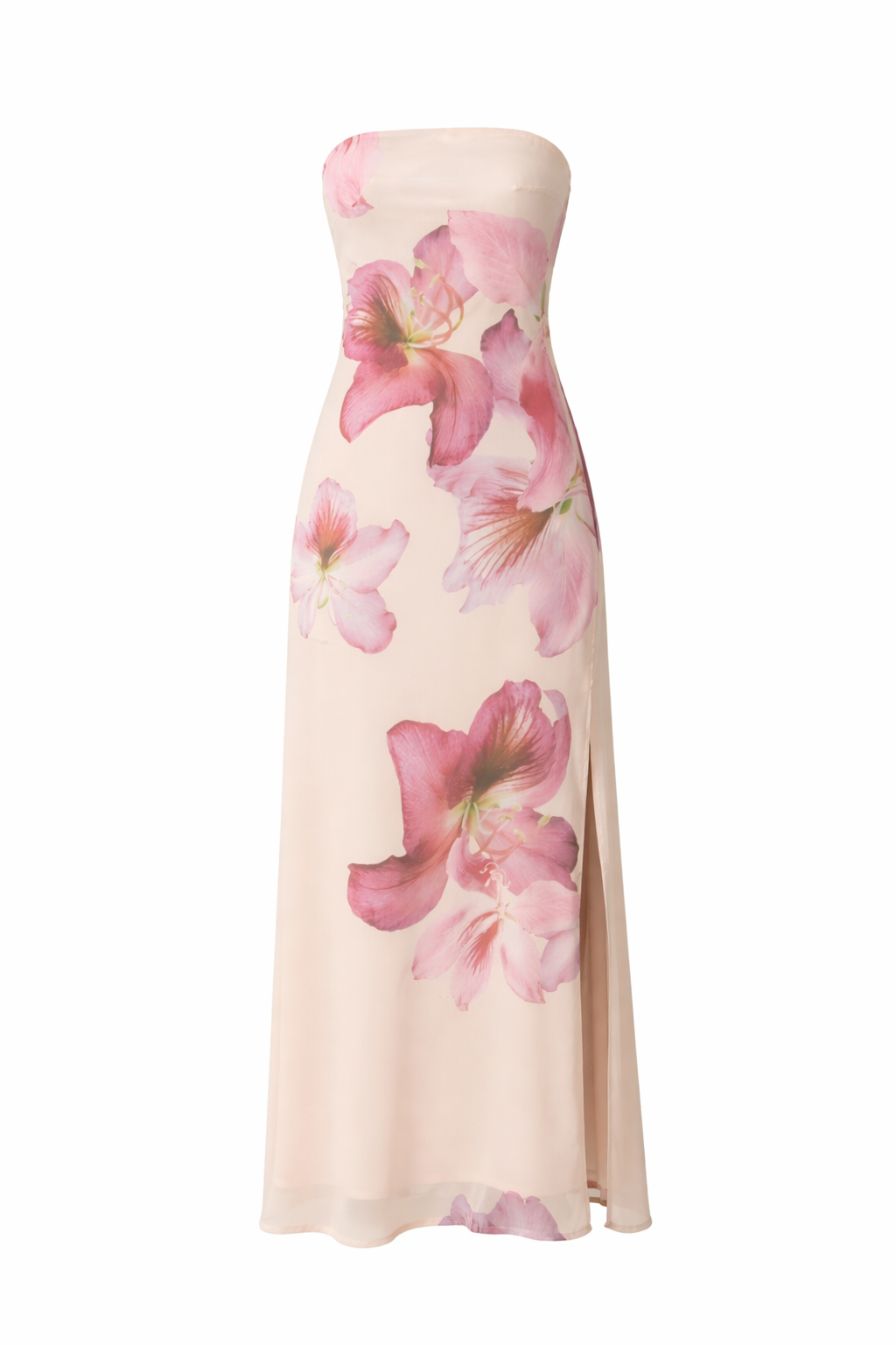 Bloomlight Strapless Maxi Dress