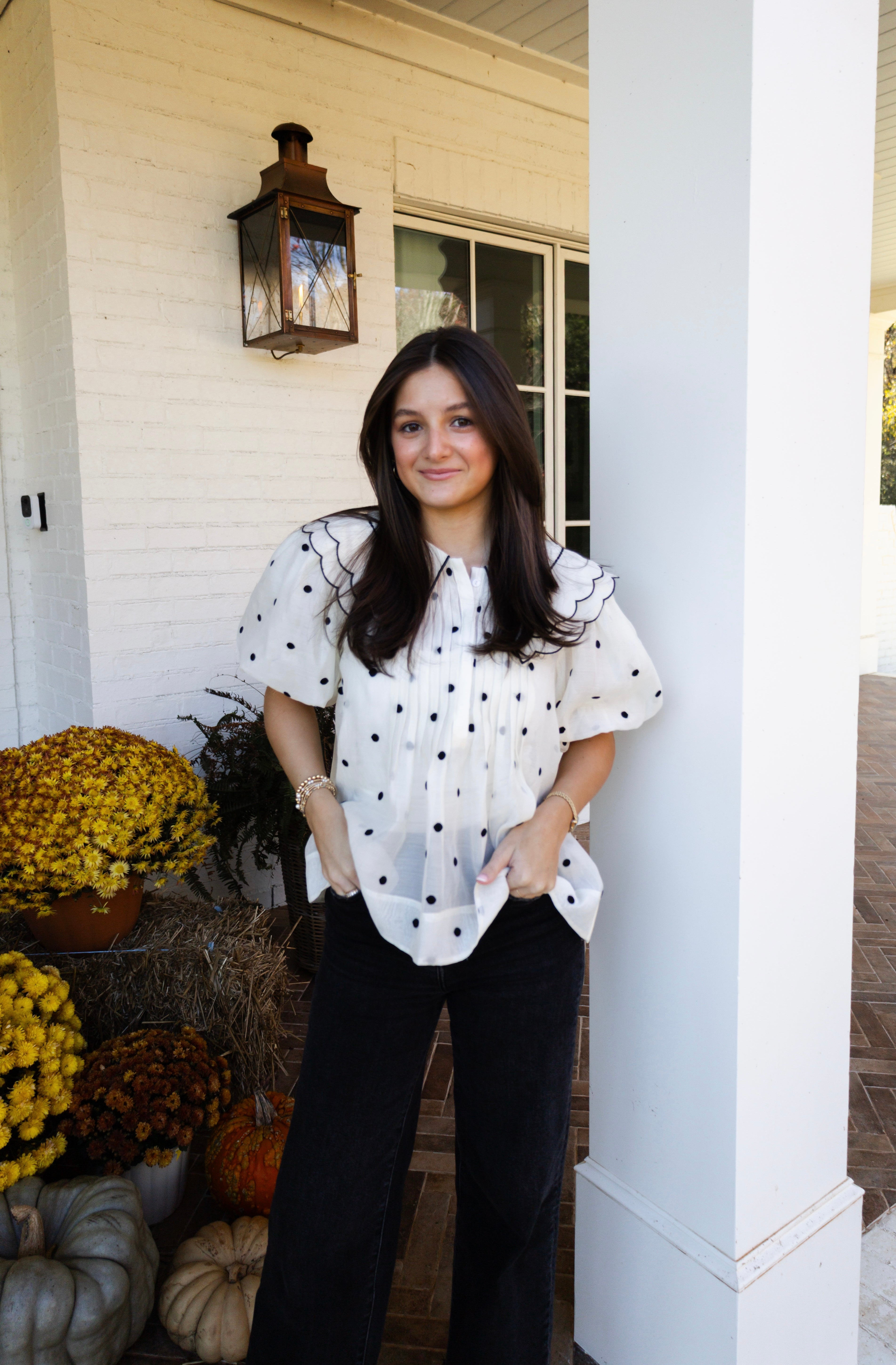 Chelsea Polka Dot Top