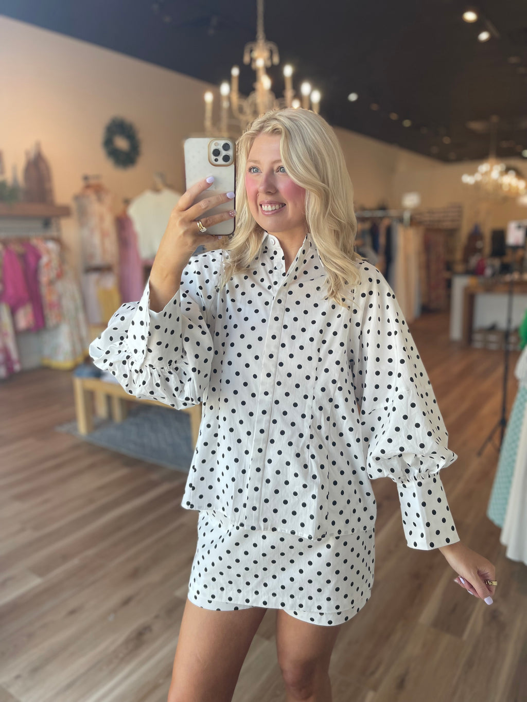 Frankie Polka Dot Top