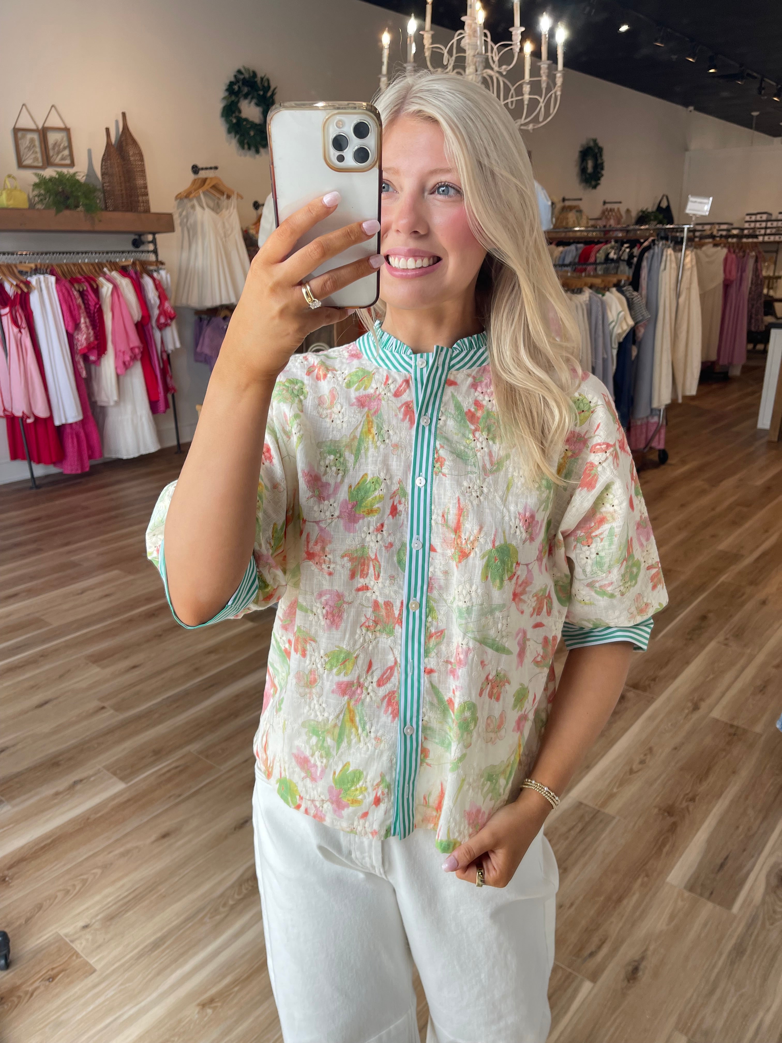 Maeve Floral Top