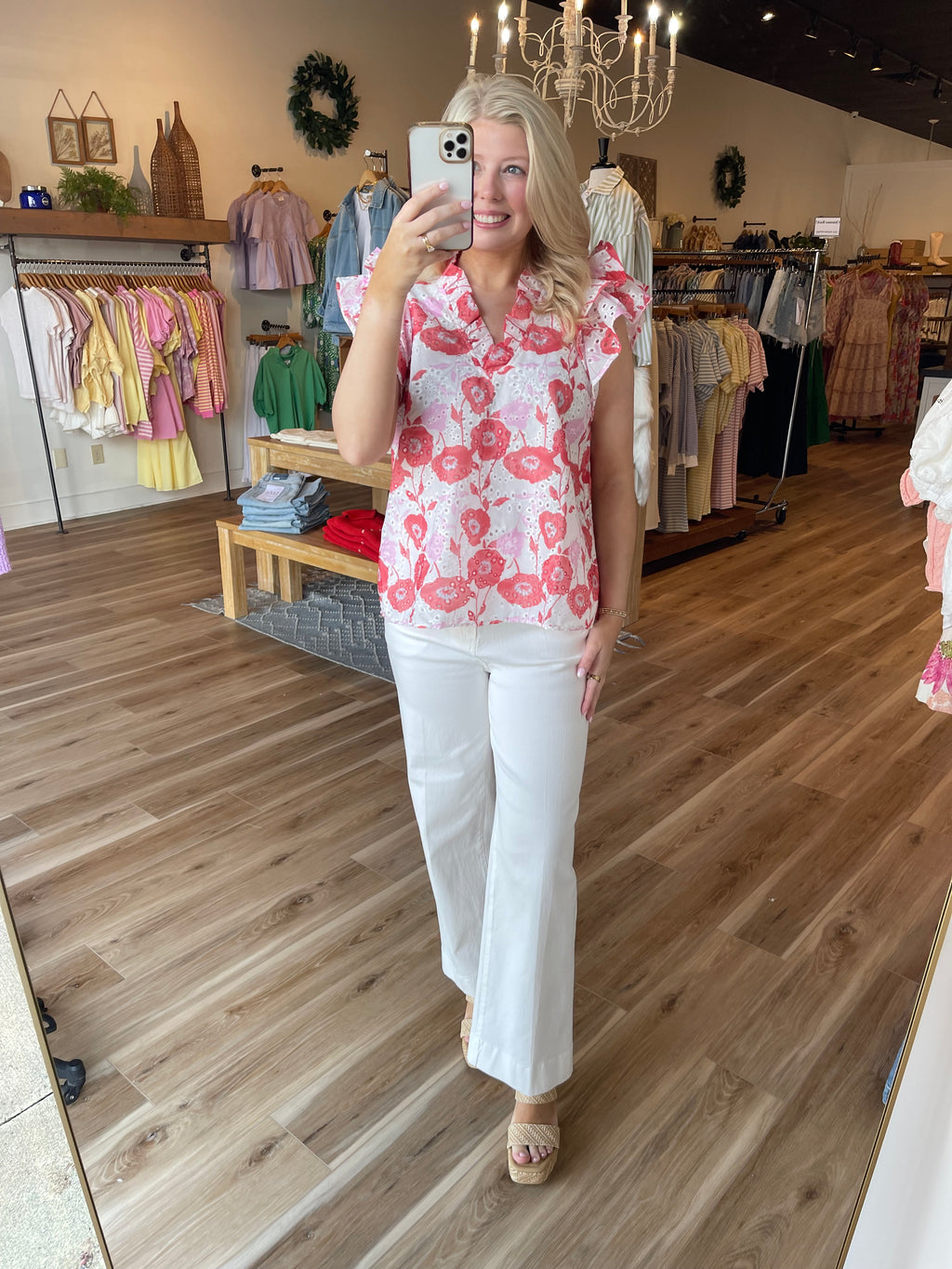 Millie Flutter Sleeve Top