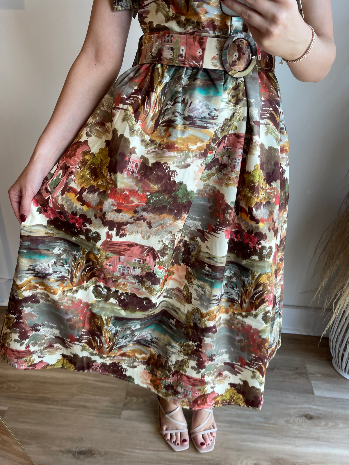 Cottage Garden Midi Dress