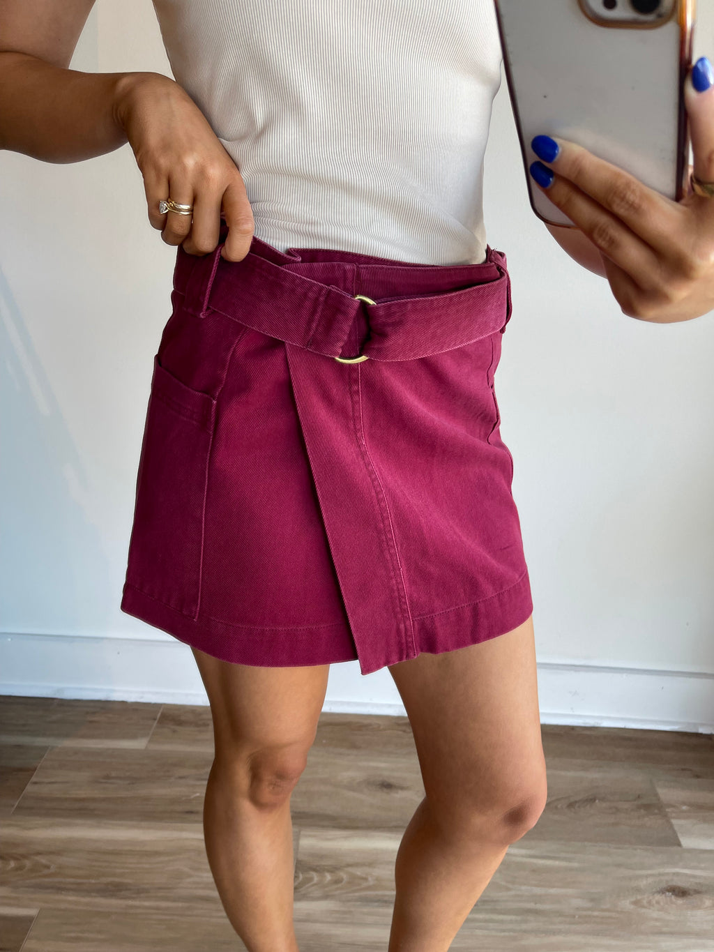 Andrea Denim Mini Skirt