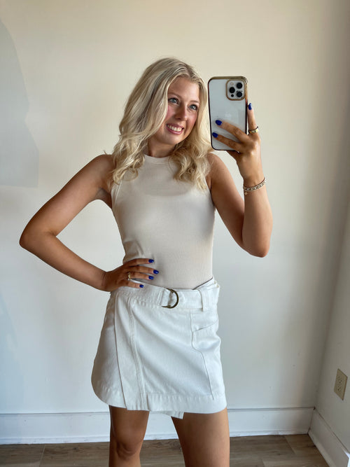 Andrea Denim Mini Skirt