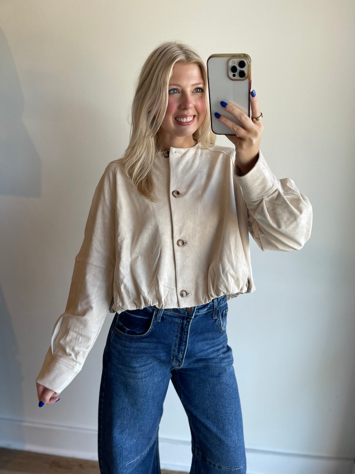 Phoebe Bubble Crop Jacket
