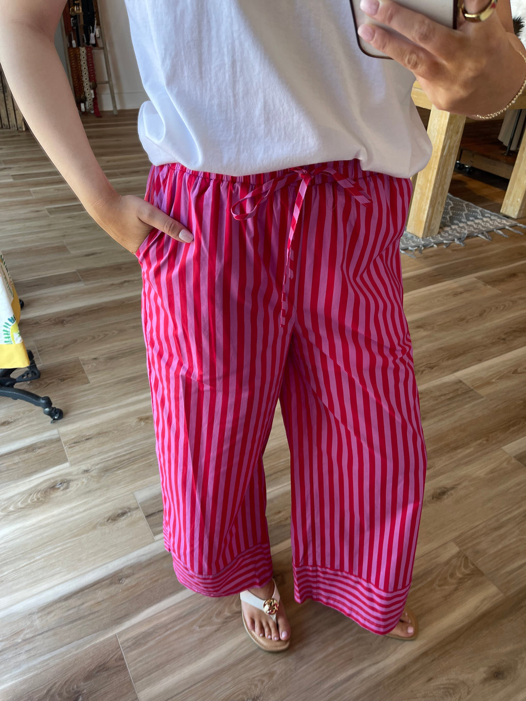 Cora Striped Pants