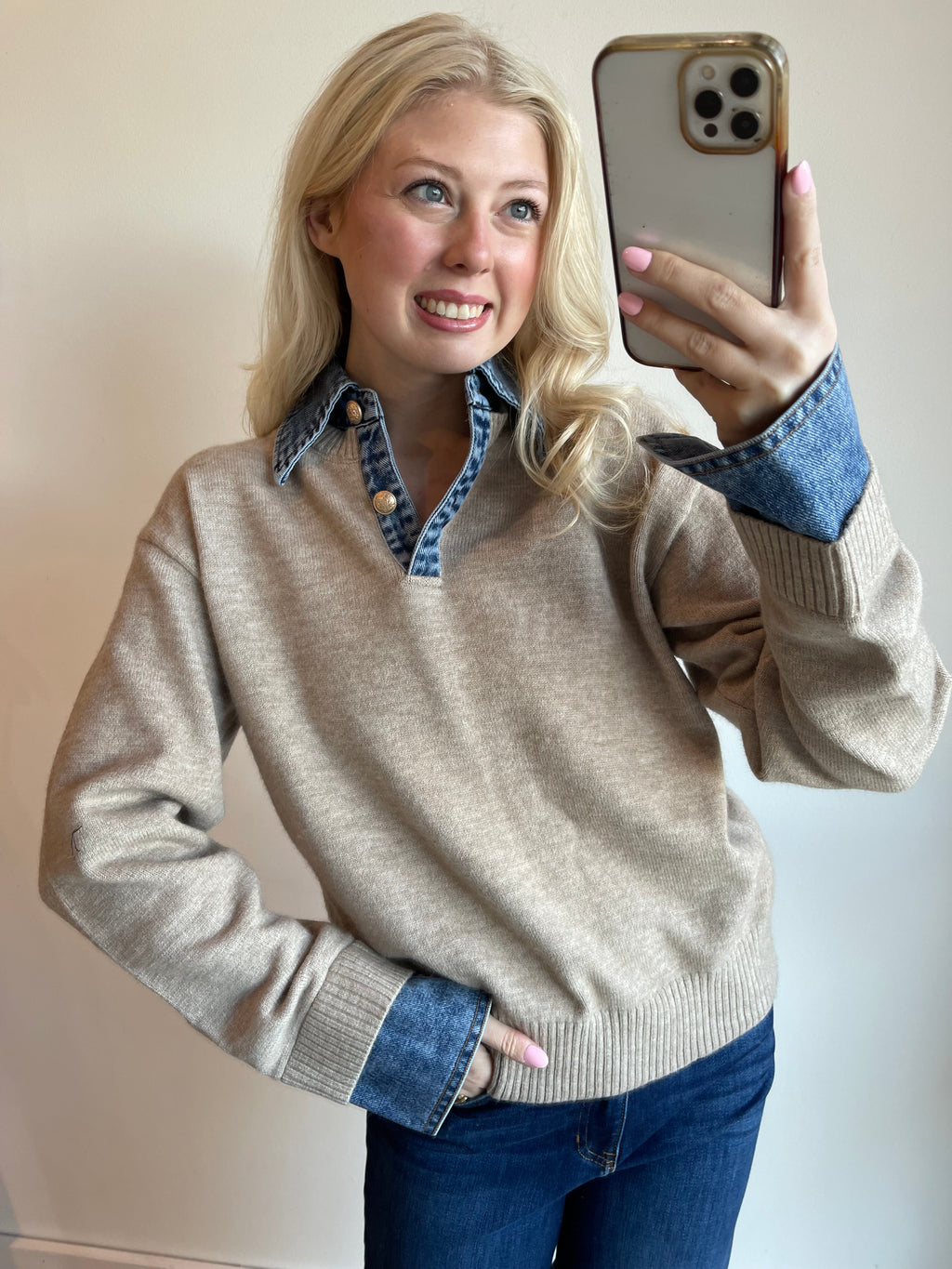 Spencer Contrast Sweater