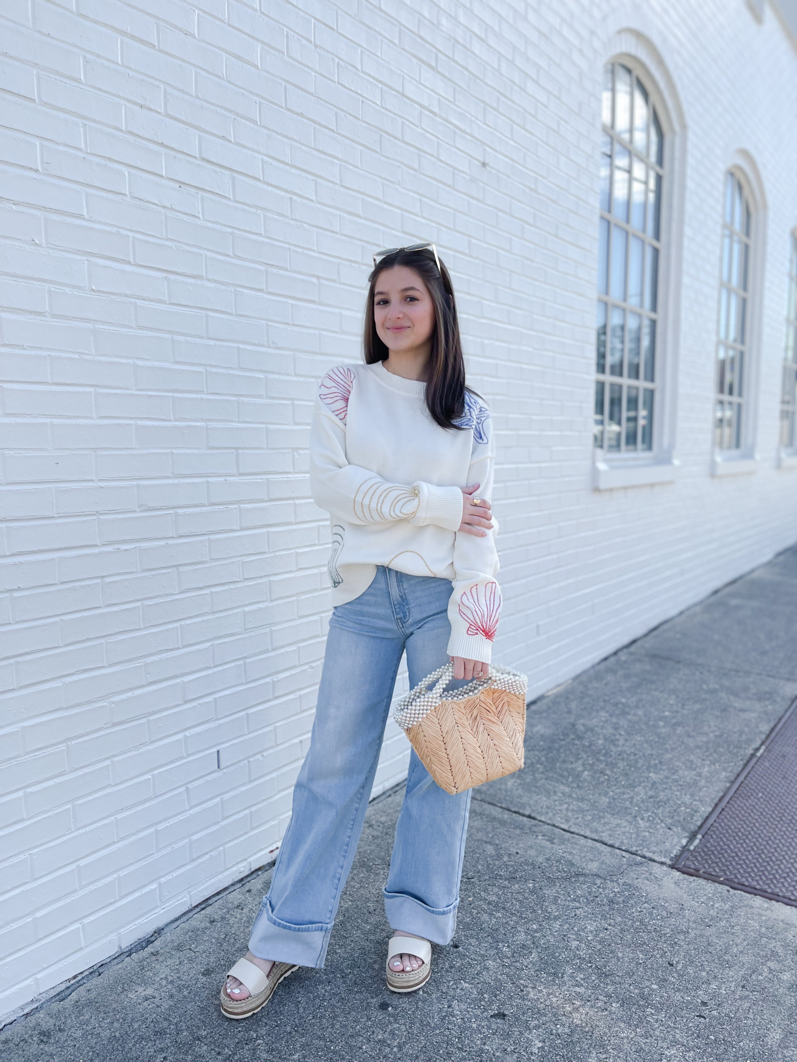 Daze Far Out High Rise Leg