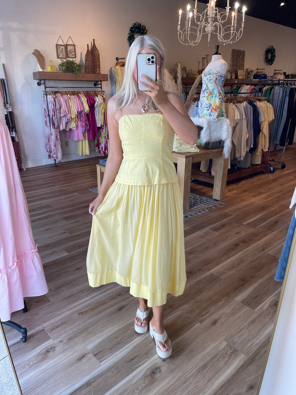 Everleigh Corset Midi Dress