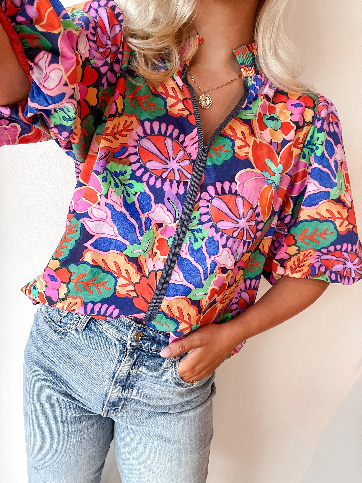 Callie Floral Top