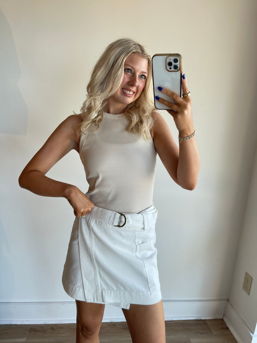 Andrea Denim Mini Skirt