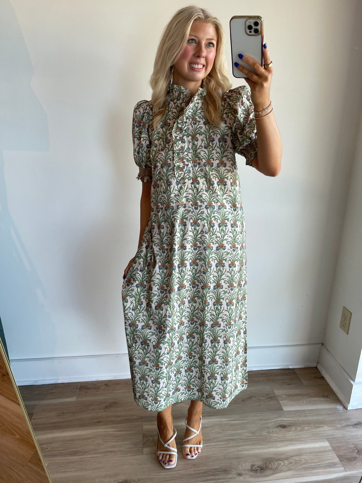 Iris Floral Maxi Dress