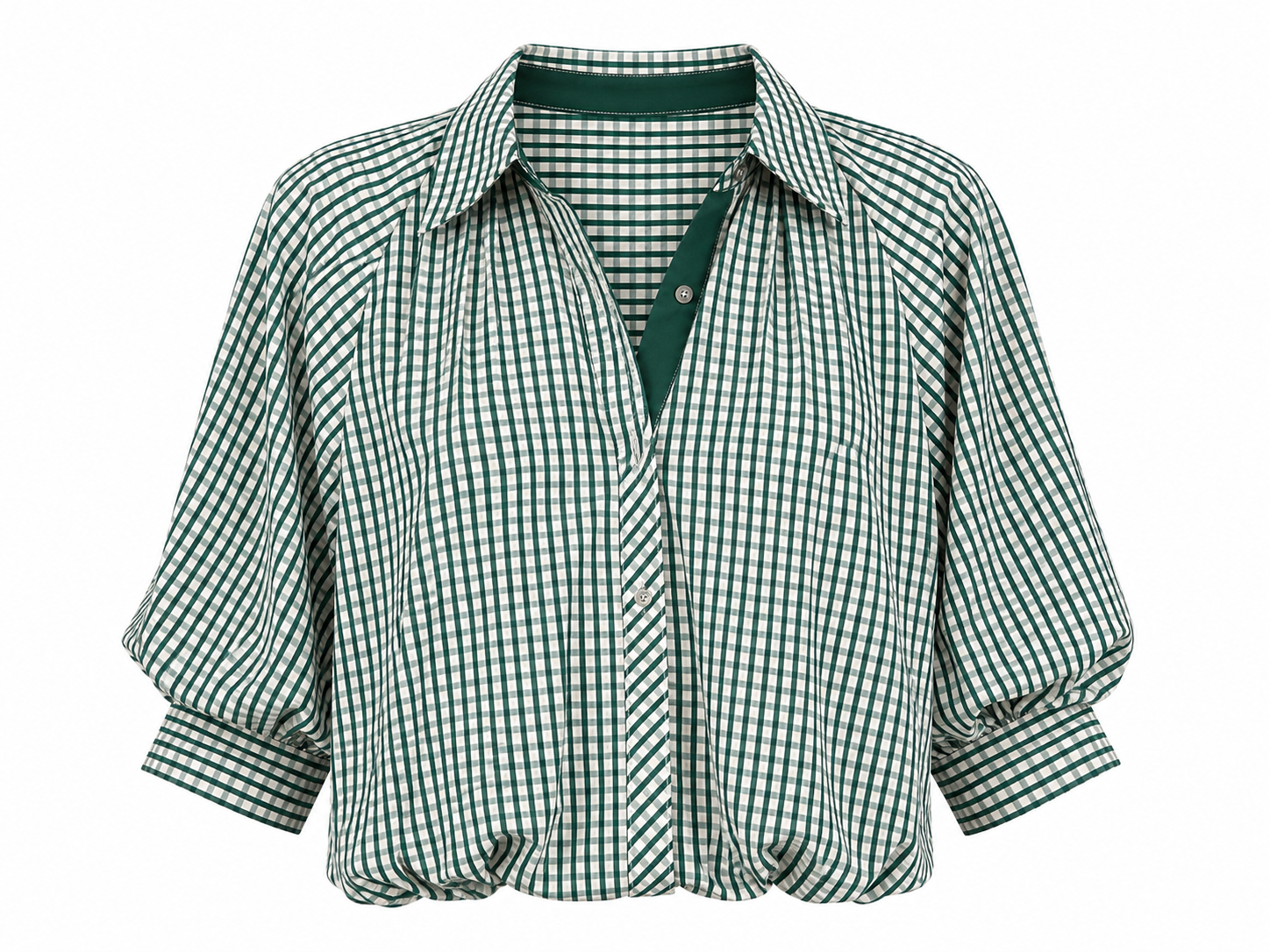Gayle Gingham Blouse