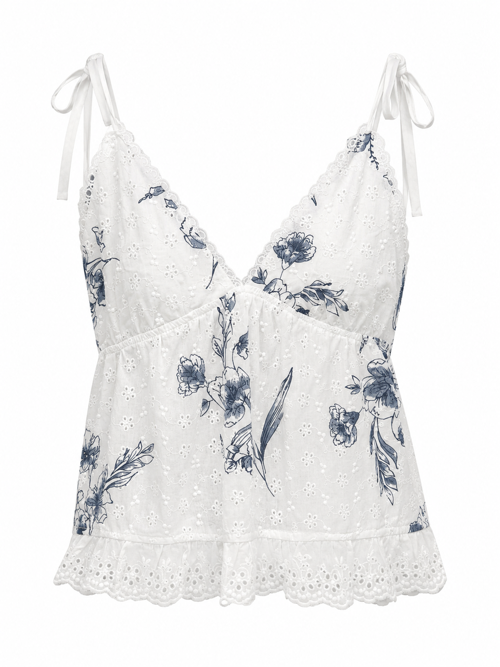 Lucie Eyelet Top