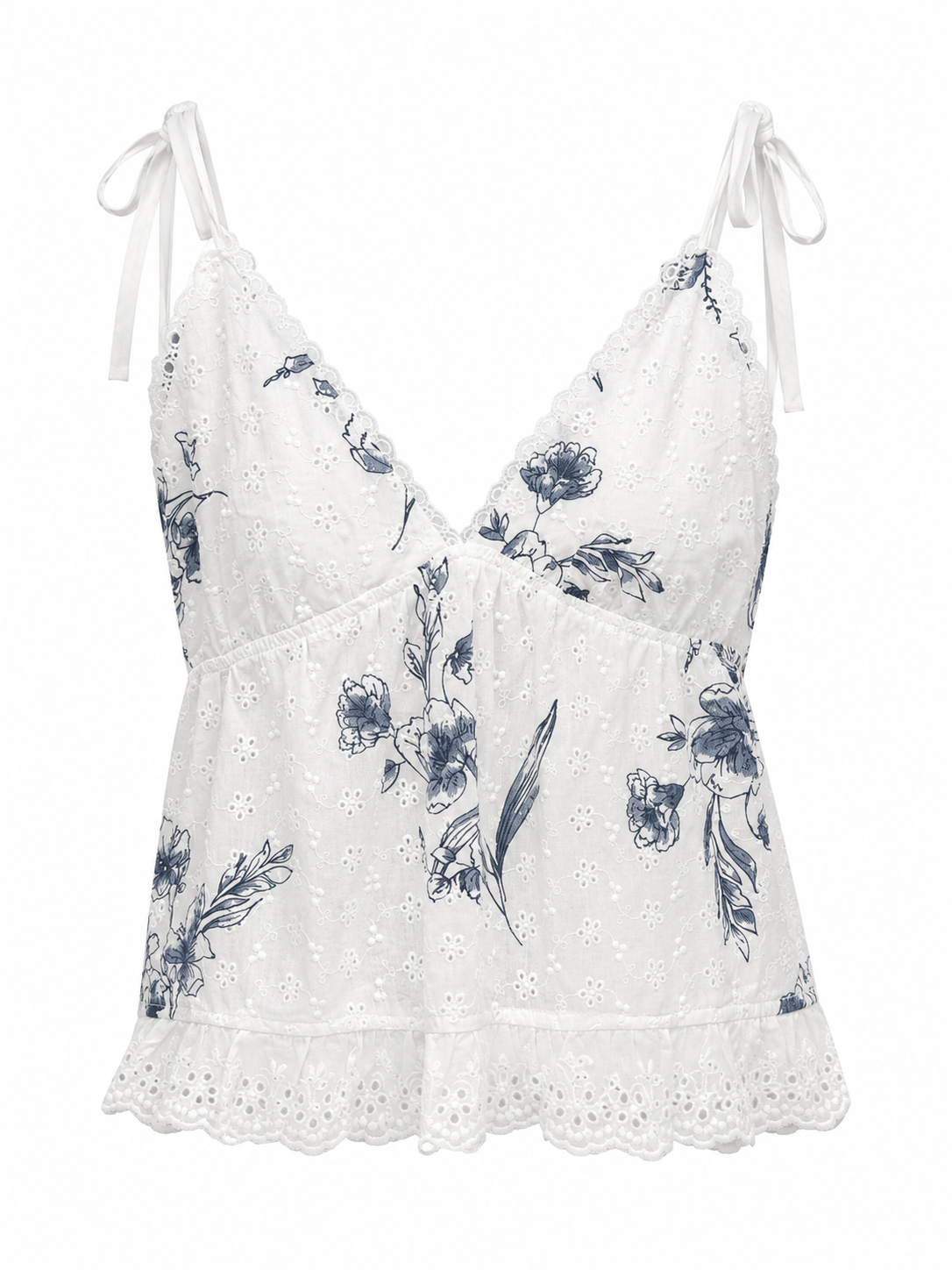 Lucie Eyelet Top