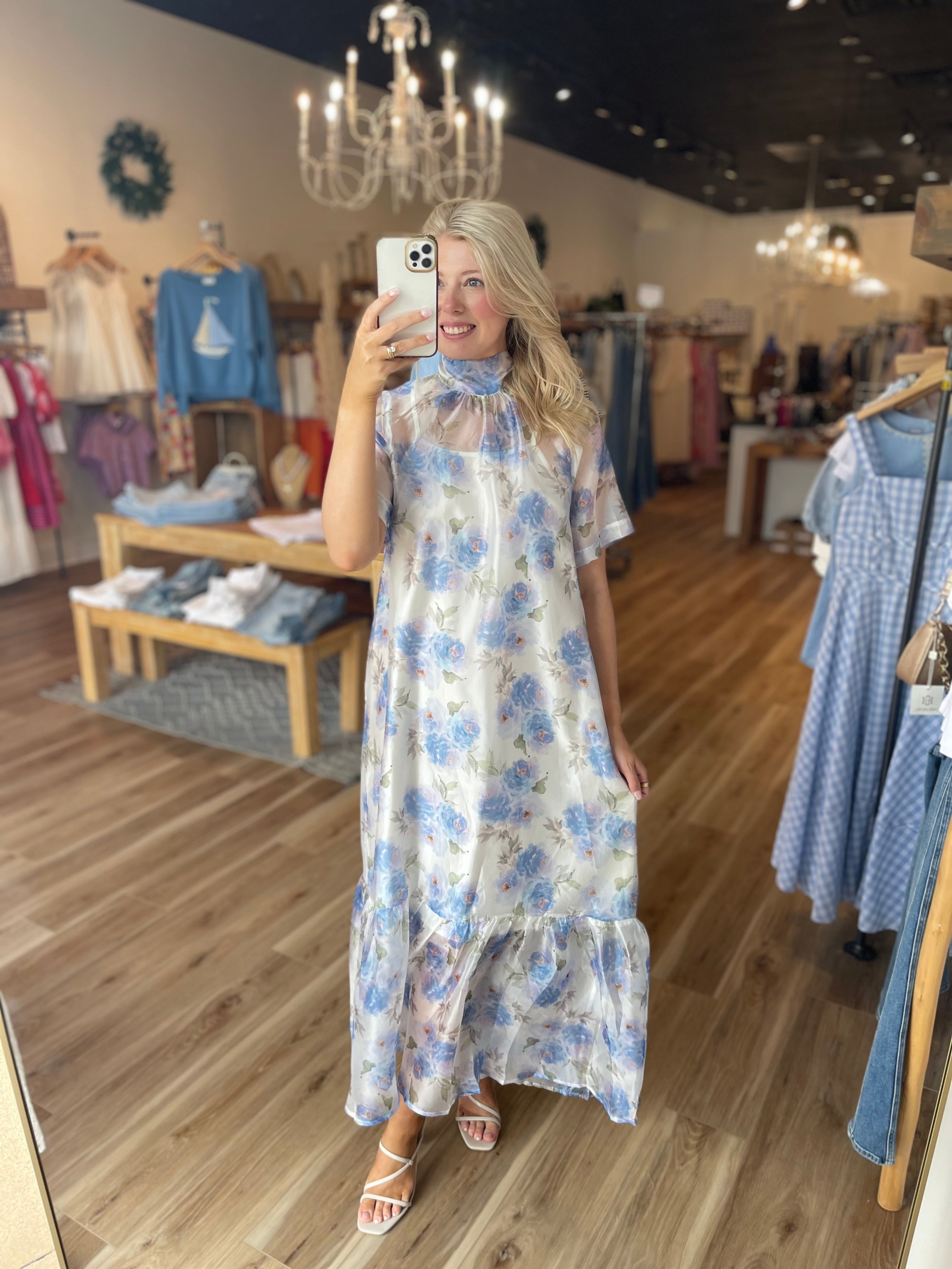 Chiffon Midi Dress