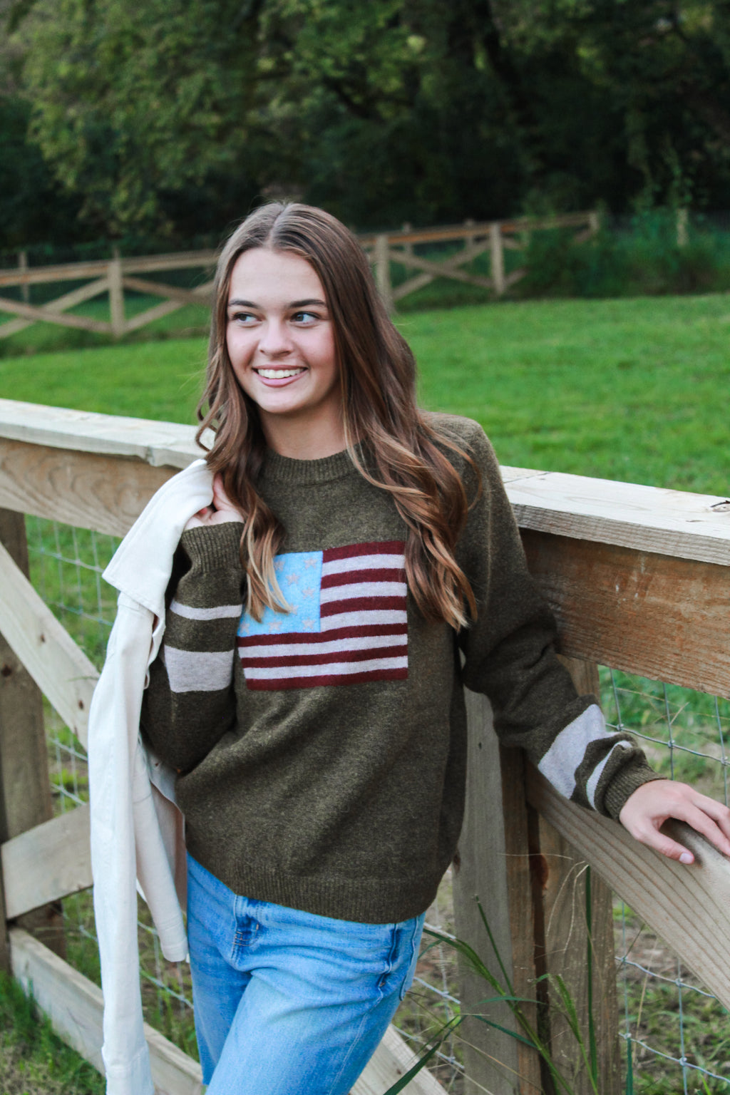 Knitted Flag Sweater
