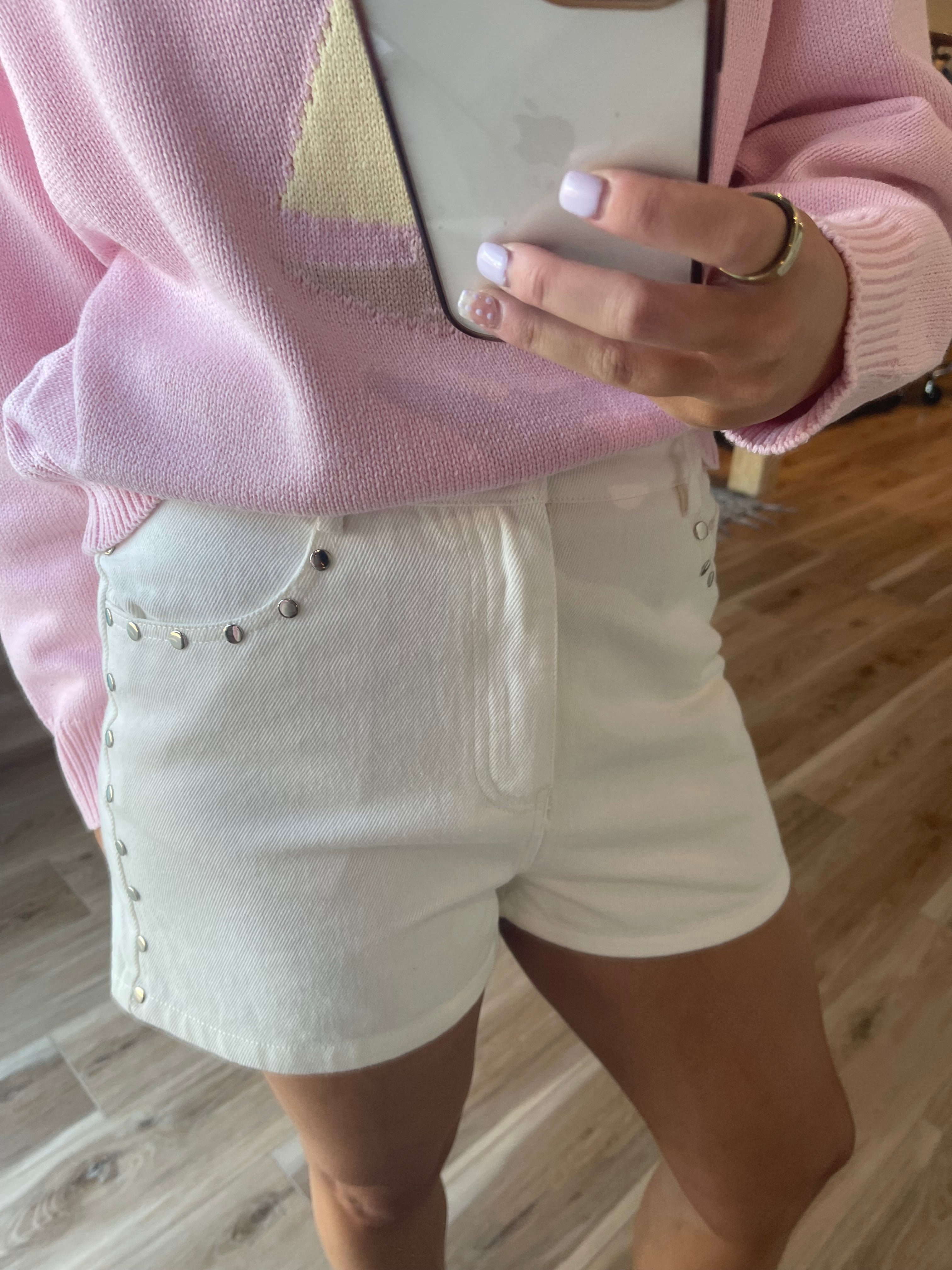 Baxley Rhinestone Shorts