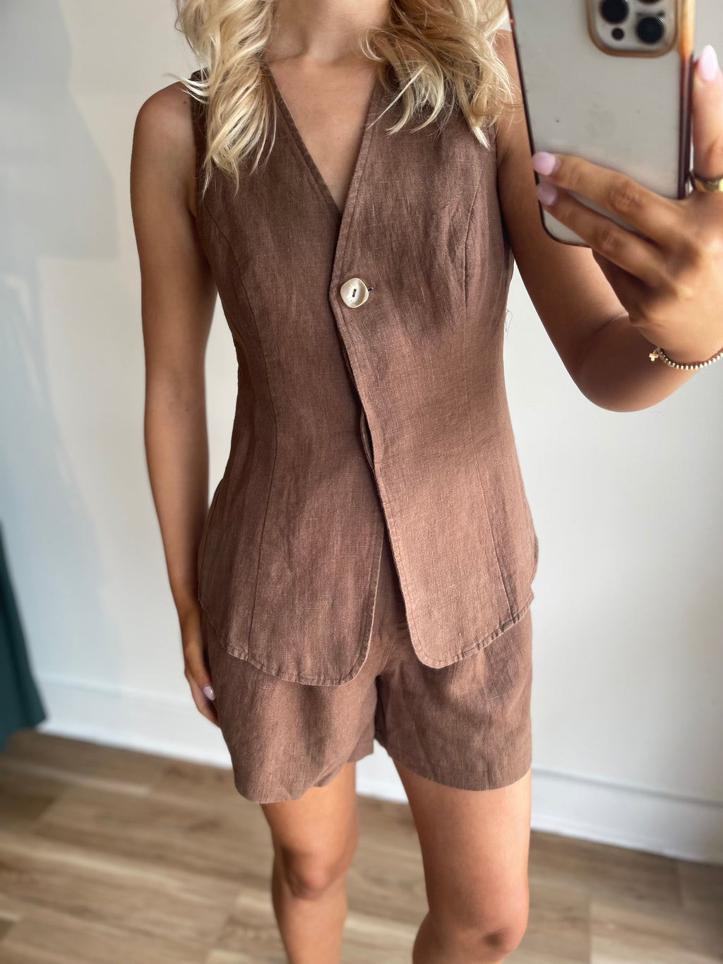 Eloise Linen Vest