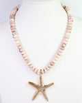 Aster Beaded Starfish Necklace