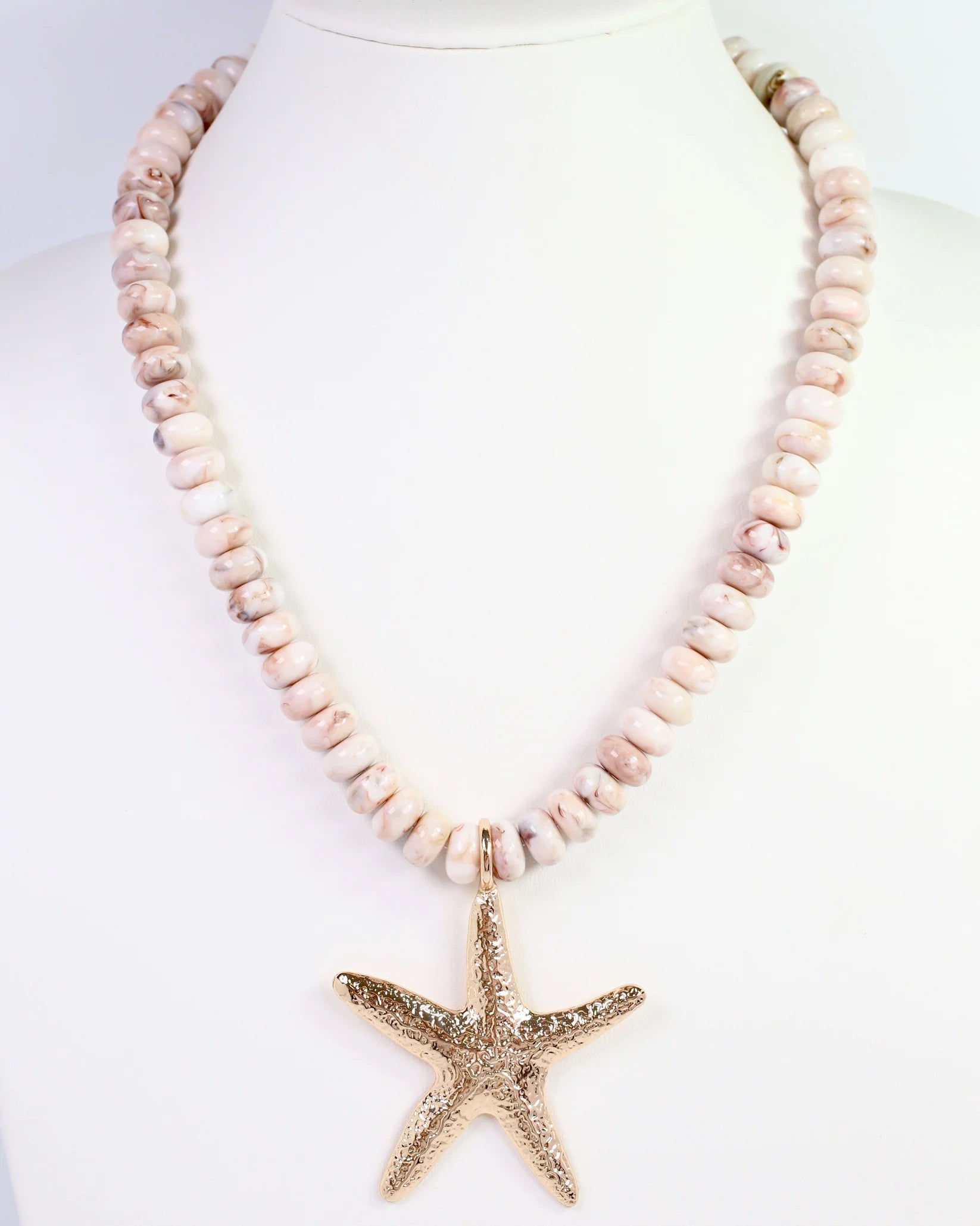 Aster Beaded Starfish Necklace