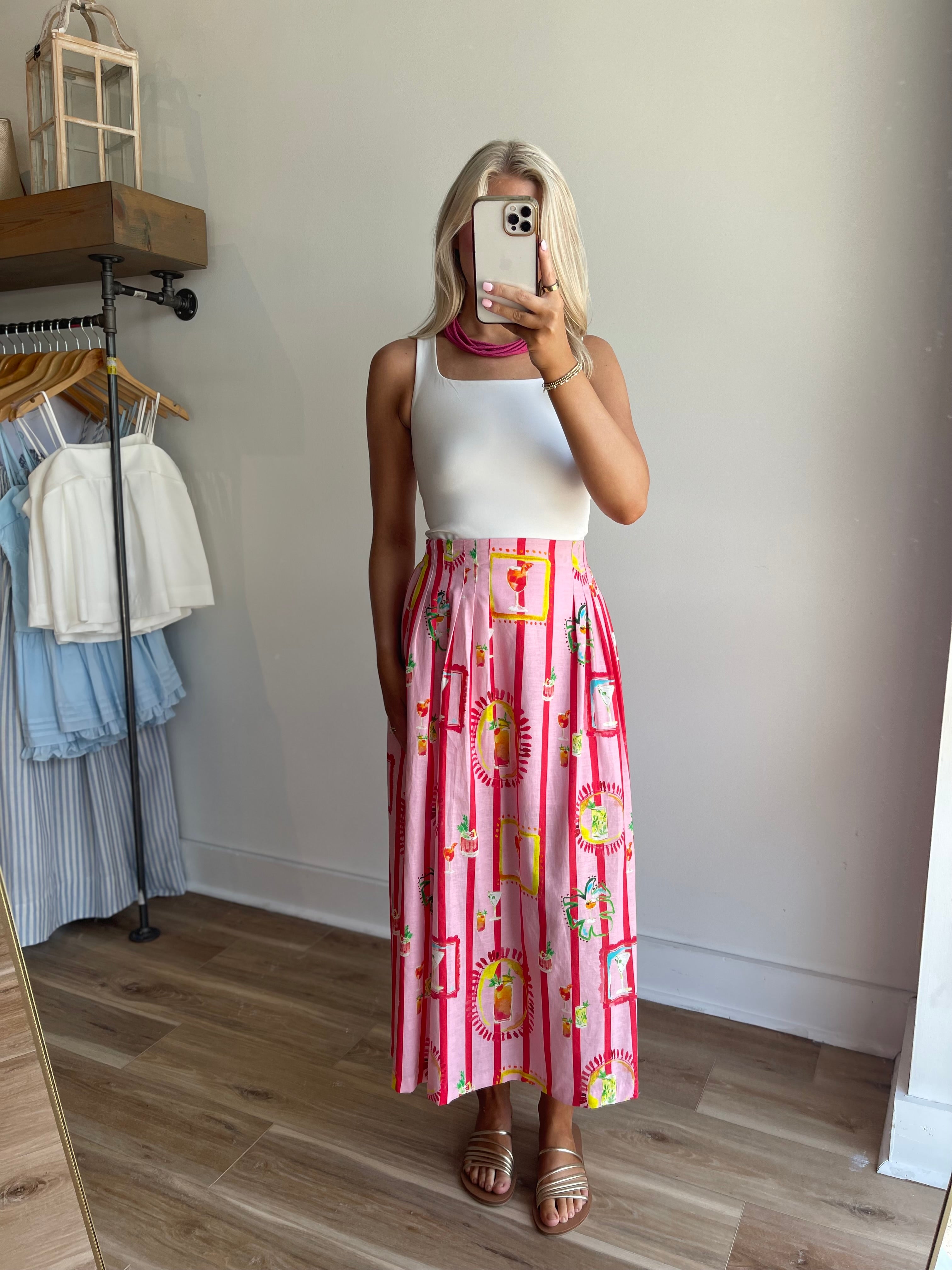Happy Hour Midi Skirt