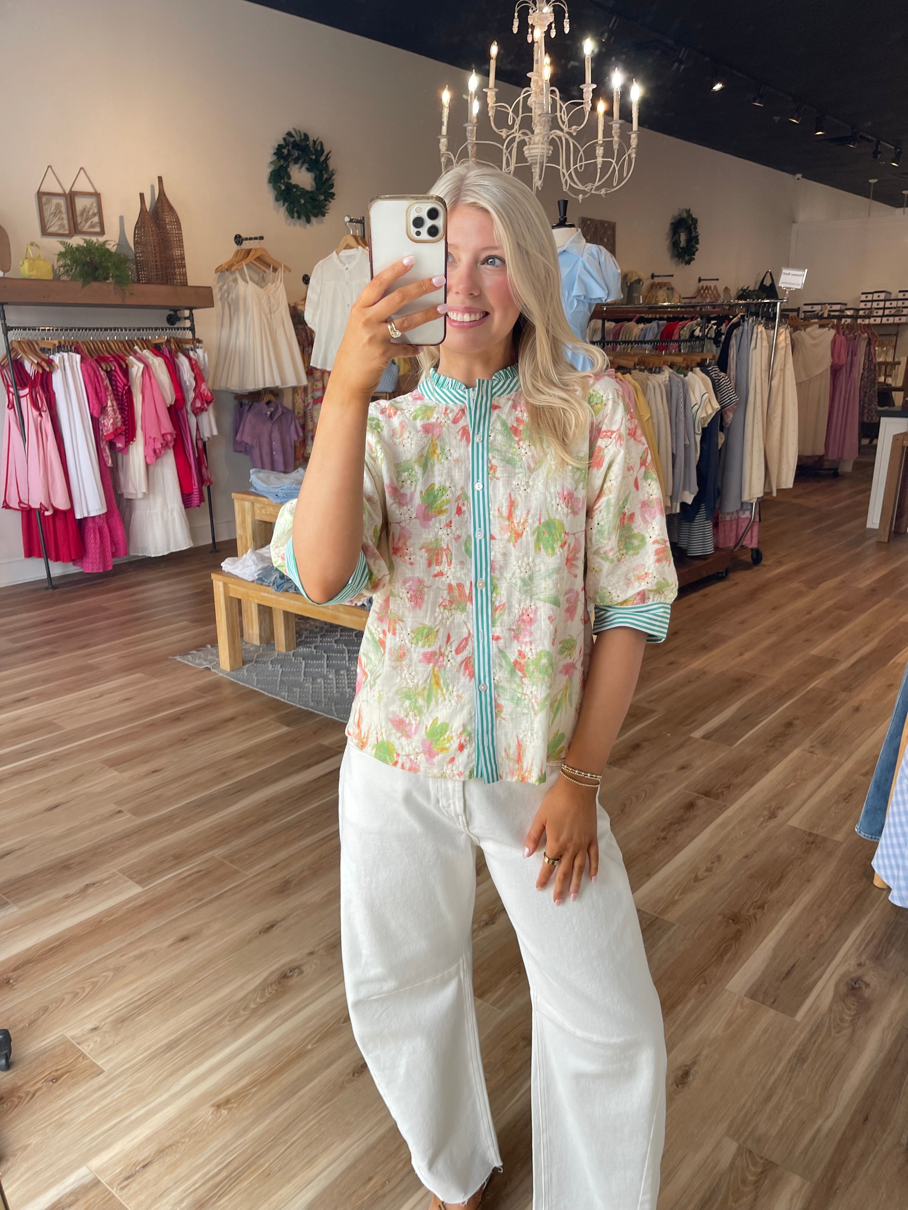 Maeve Floral Top