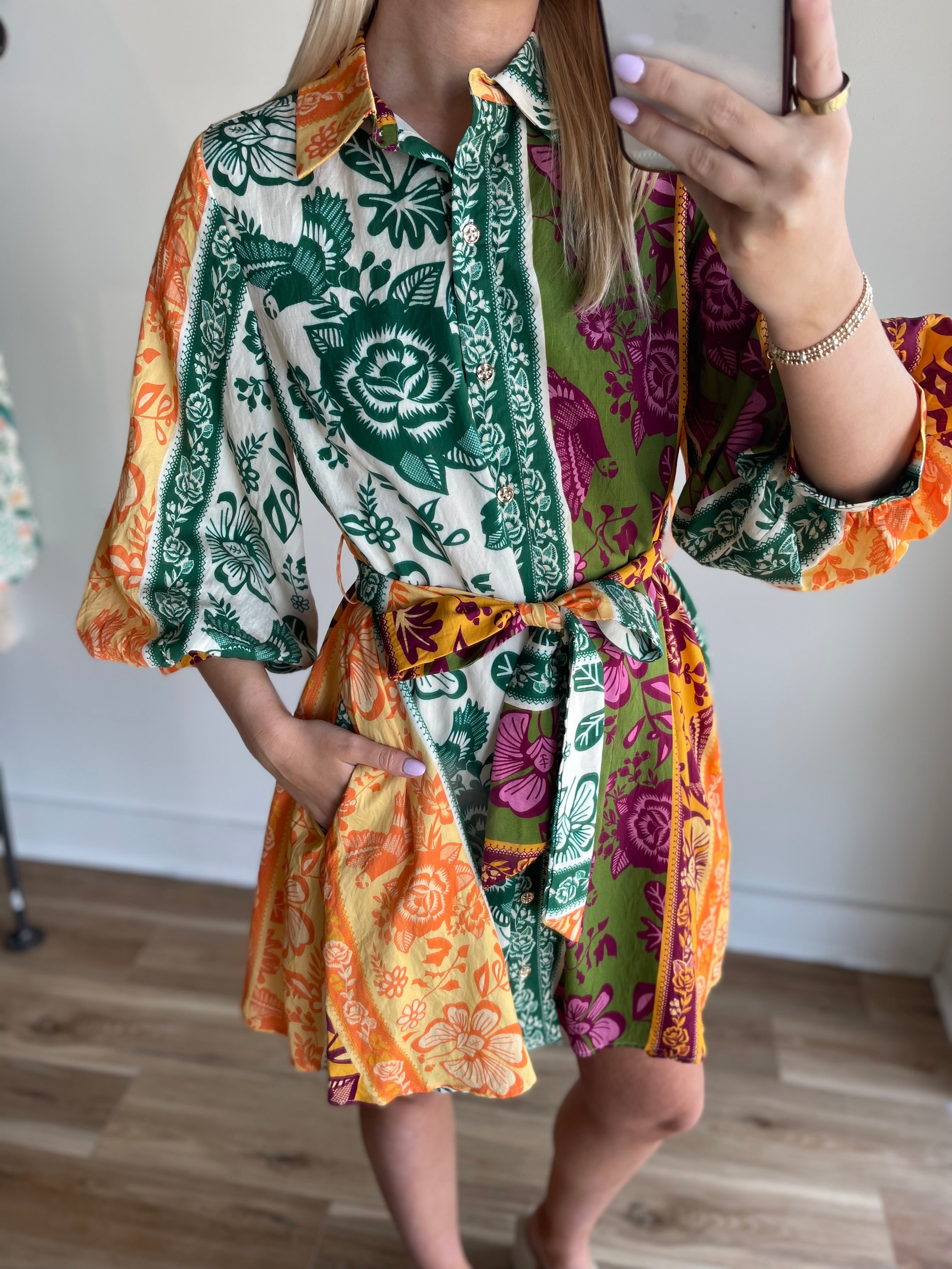 Rio Floral Mini Dress