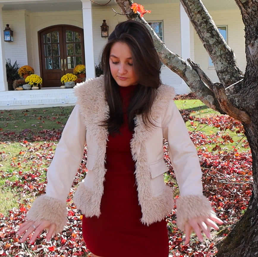 Finley Faux Fur Suede Jacket