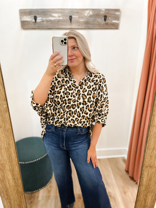 Neve Leopard Blouse