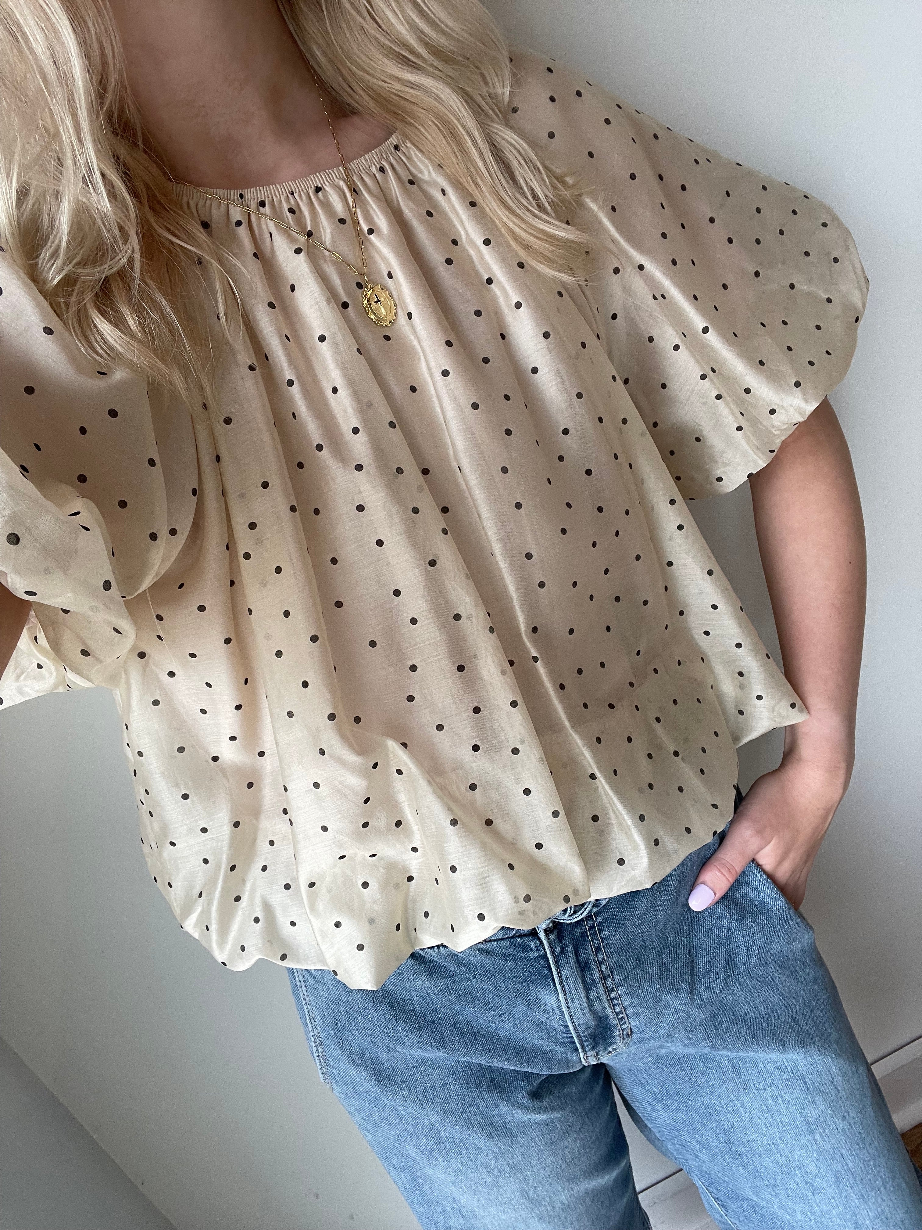 Logan Polka Dot Blouse