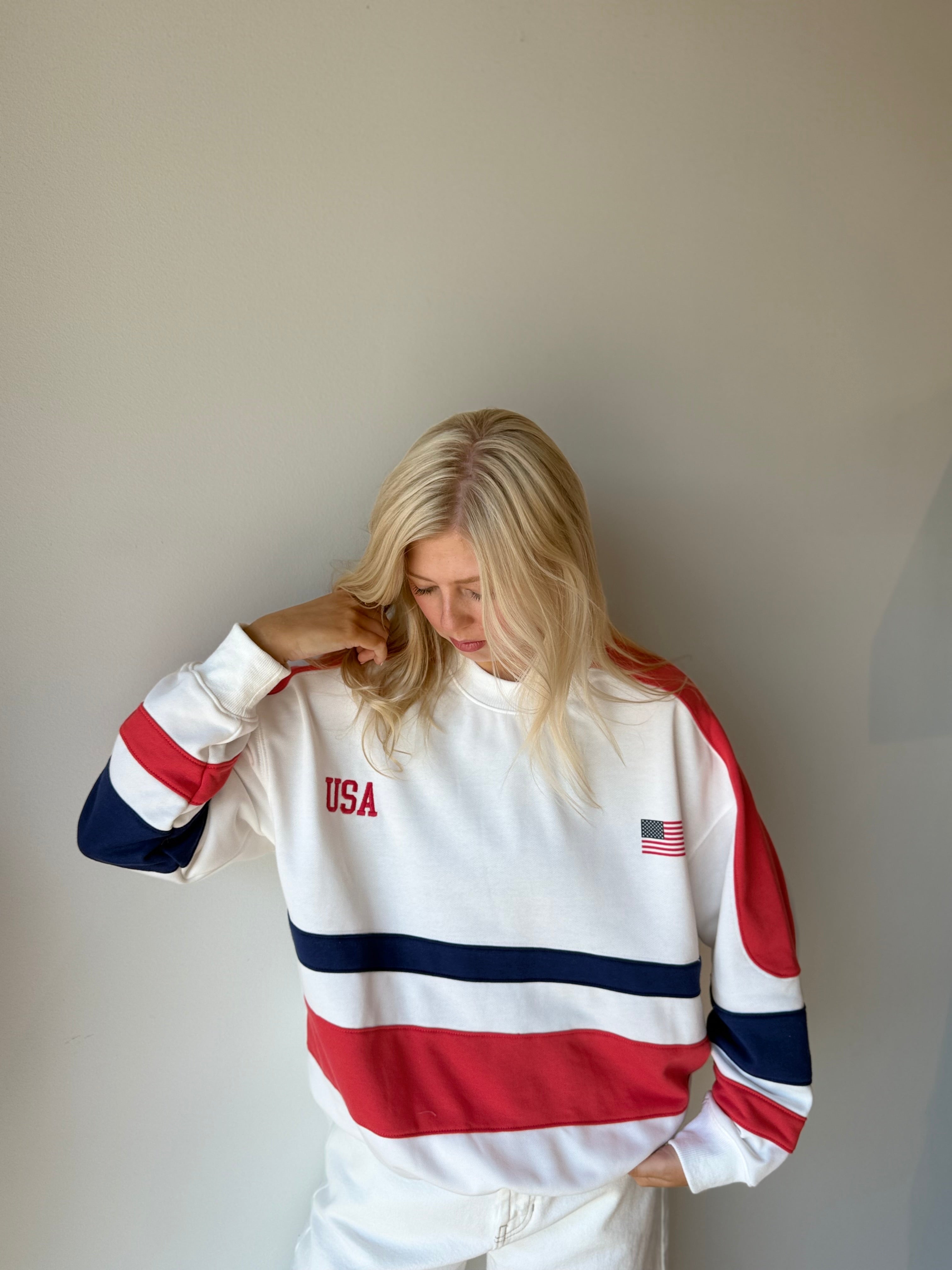 "USA" Oversized Crewneck