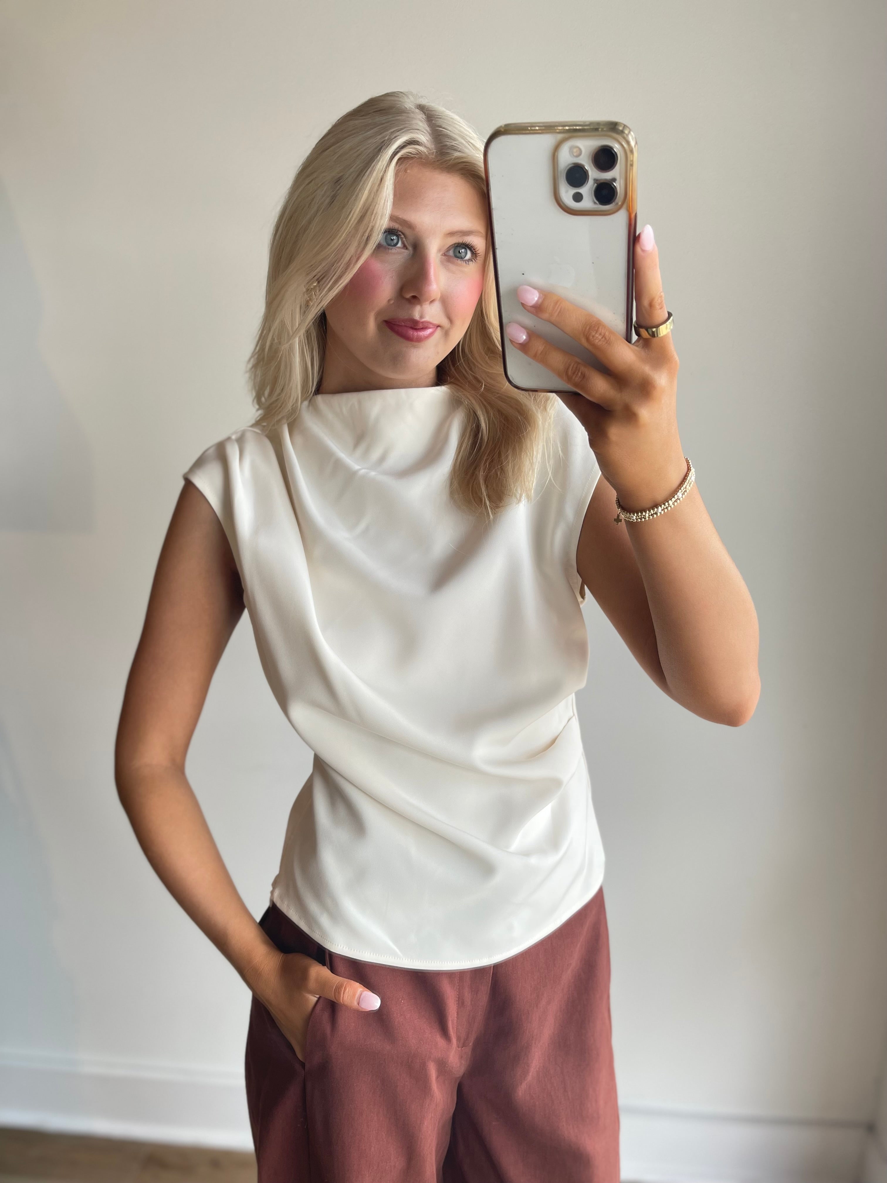 Noel Mock Neck Top