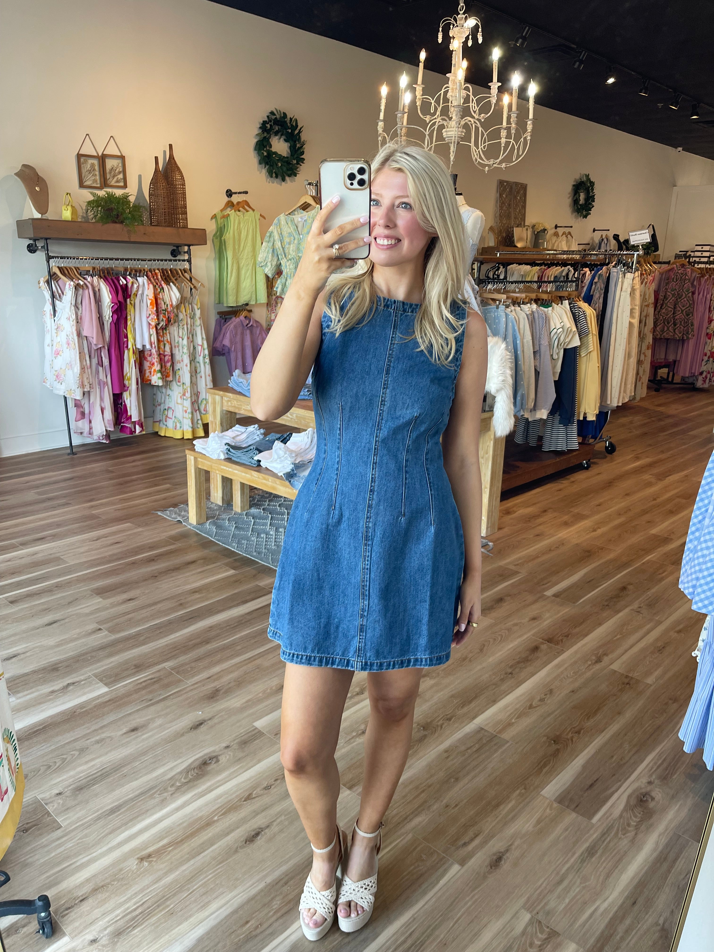 Alaya Denim Dress