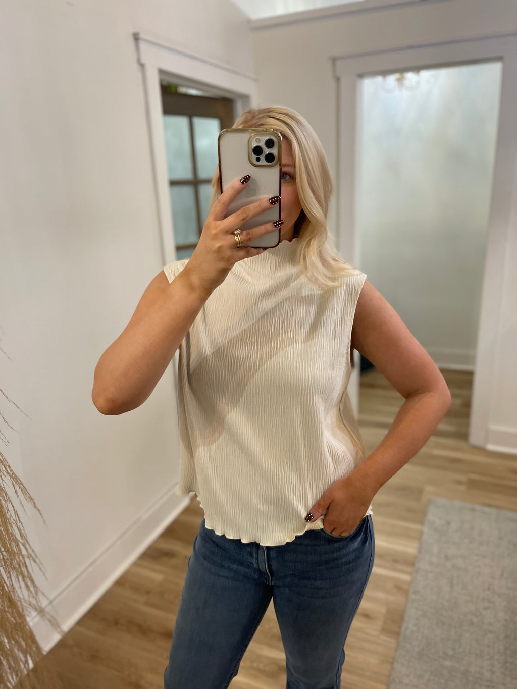 Darby Mock Neck Top
