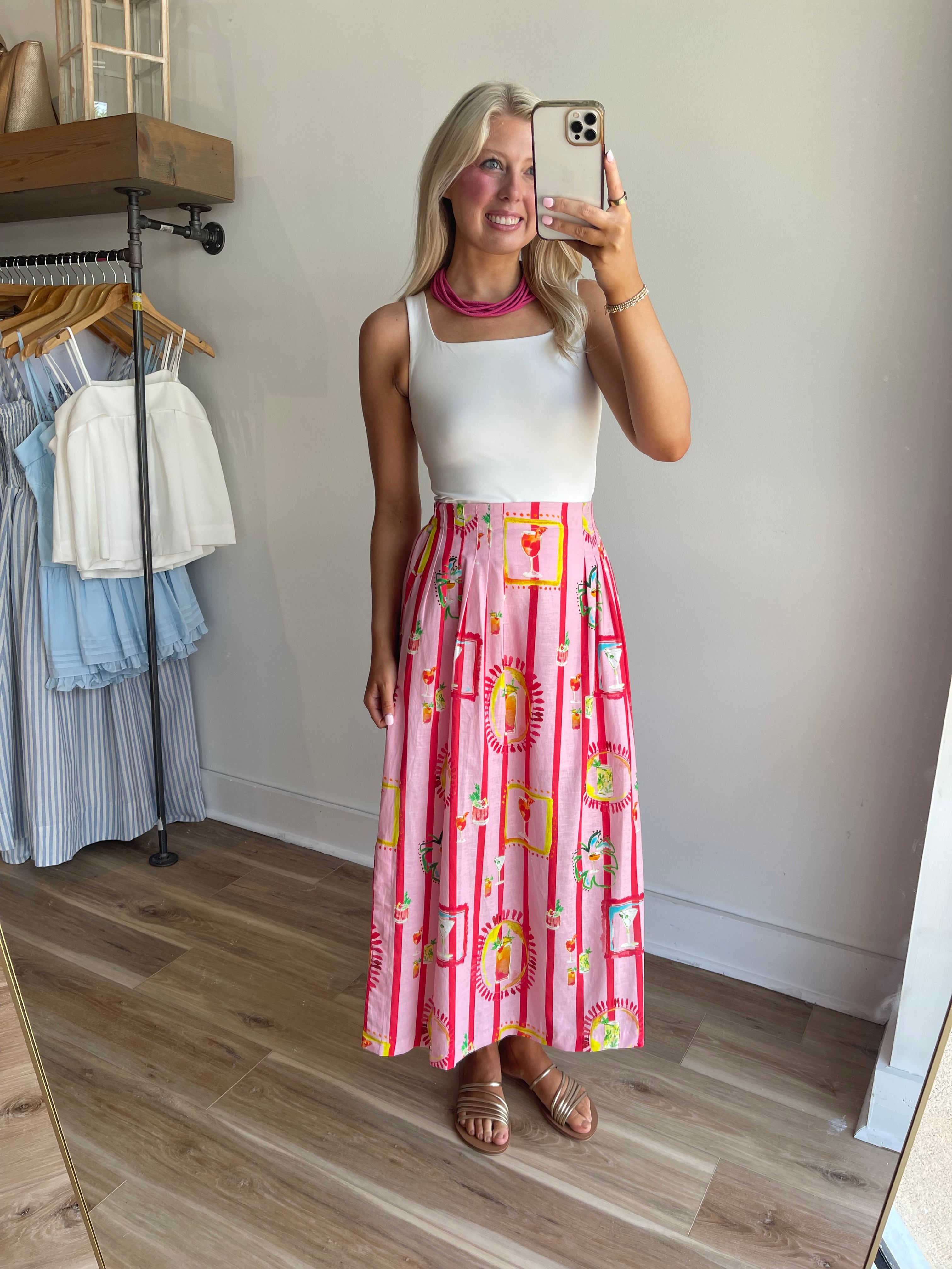 Happy Hour Midi Skirt