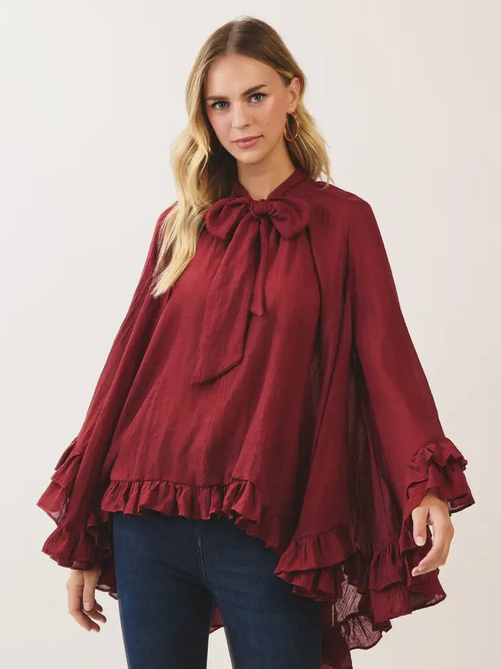 Monica Poncho Top