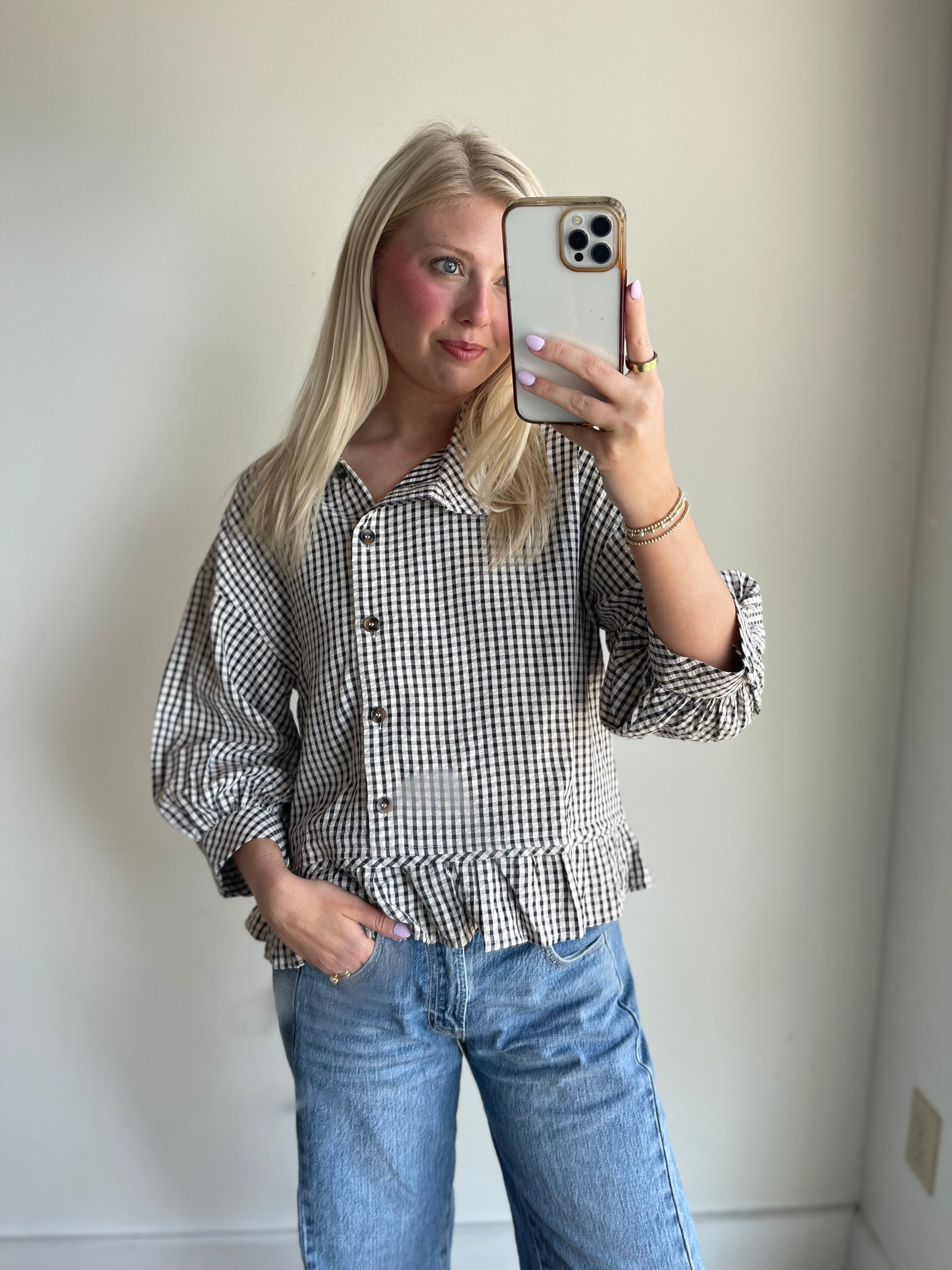 Miller Gingham Top