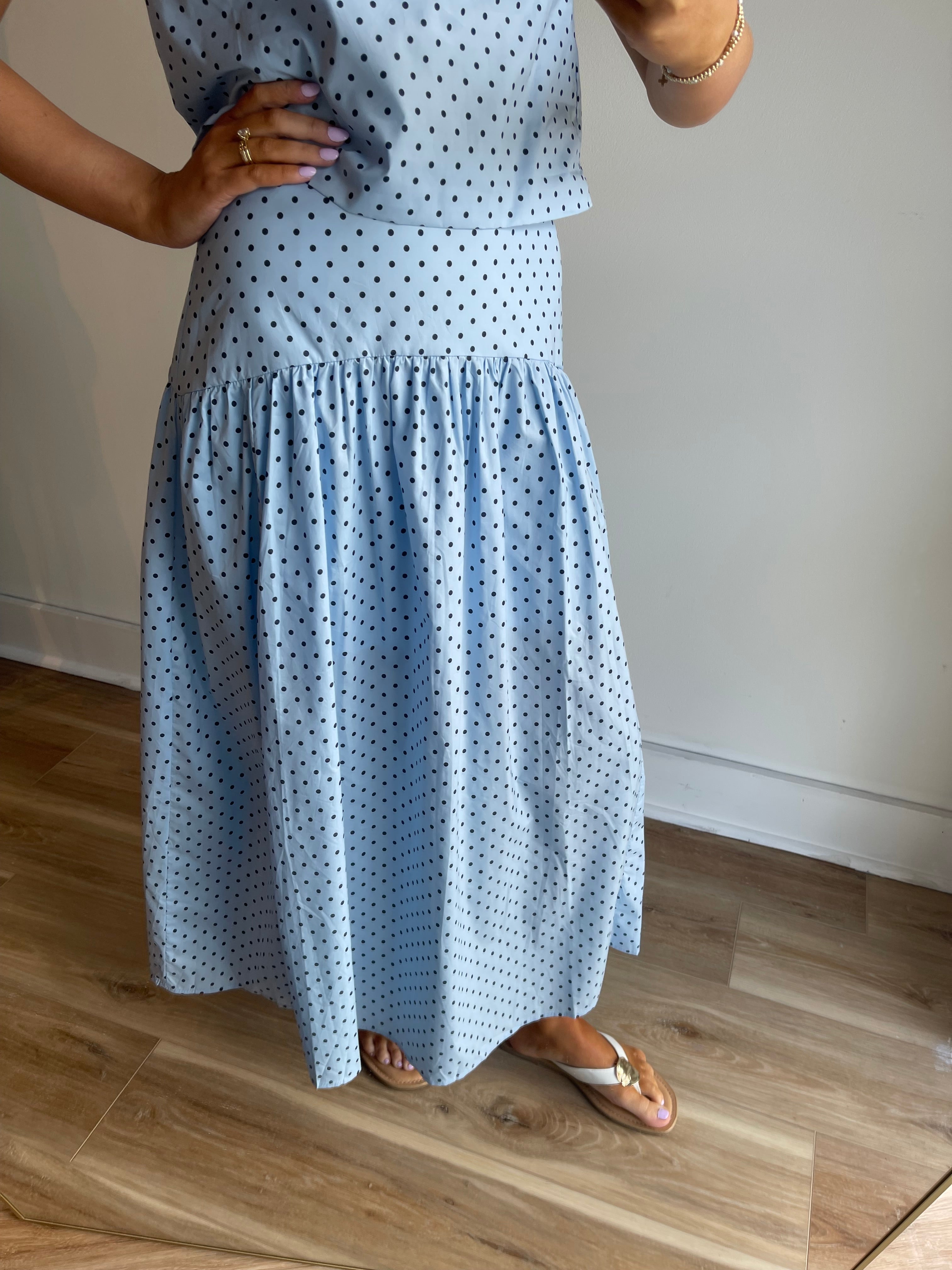 Karina Polka Dot Skirt