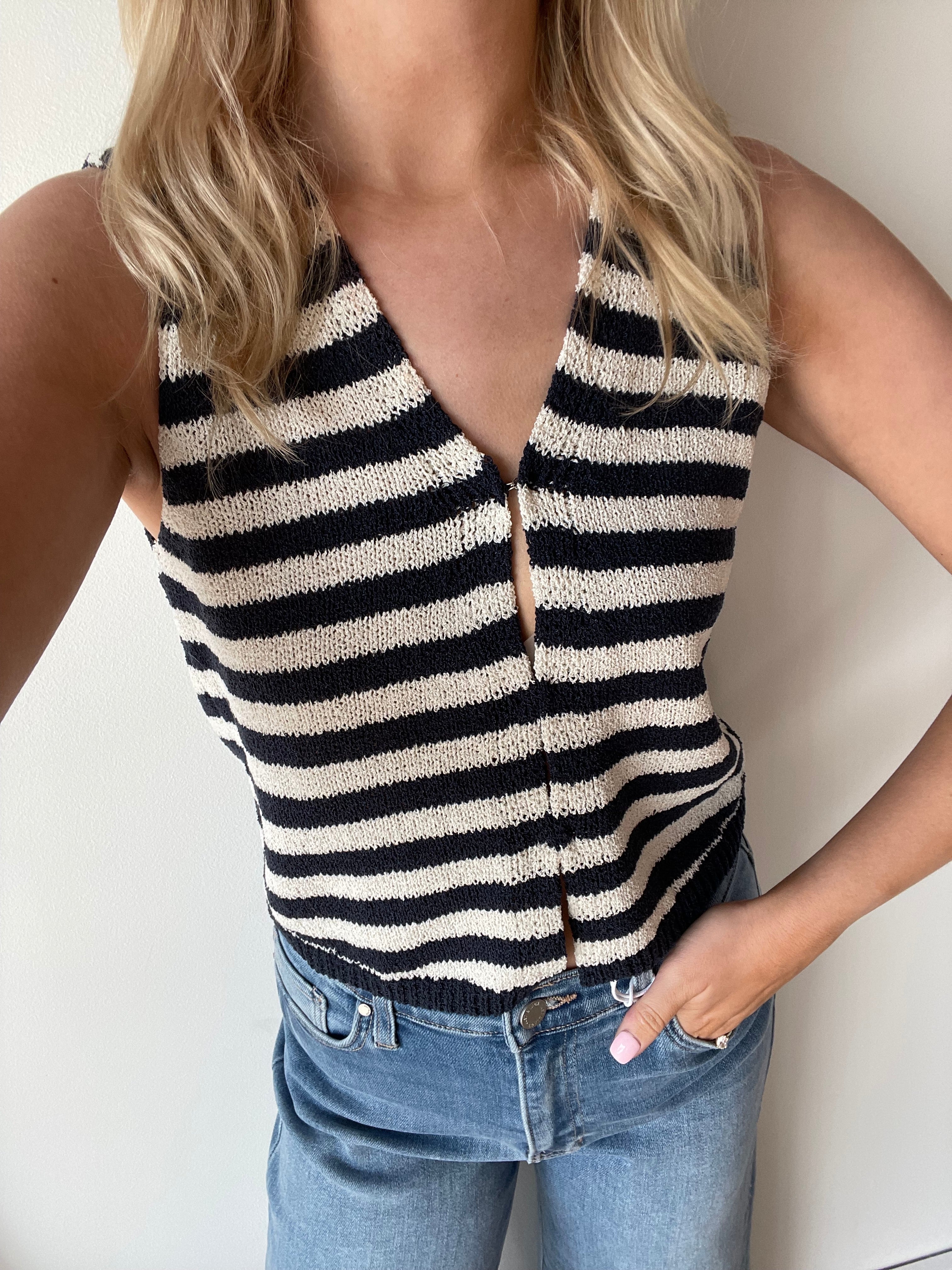 Jessa Striped Top