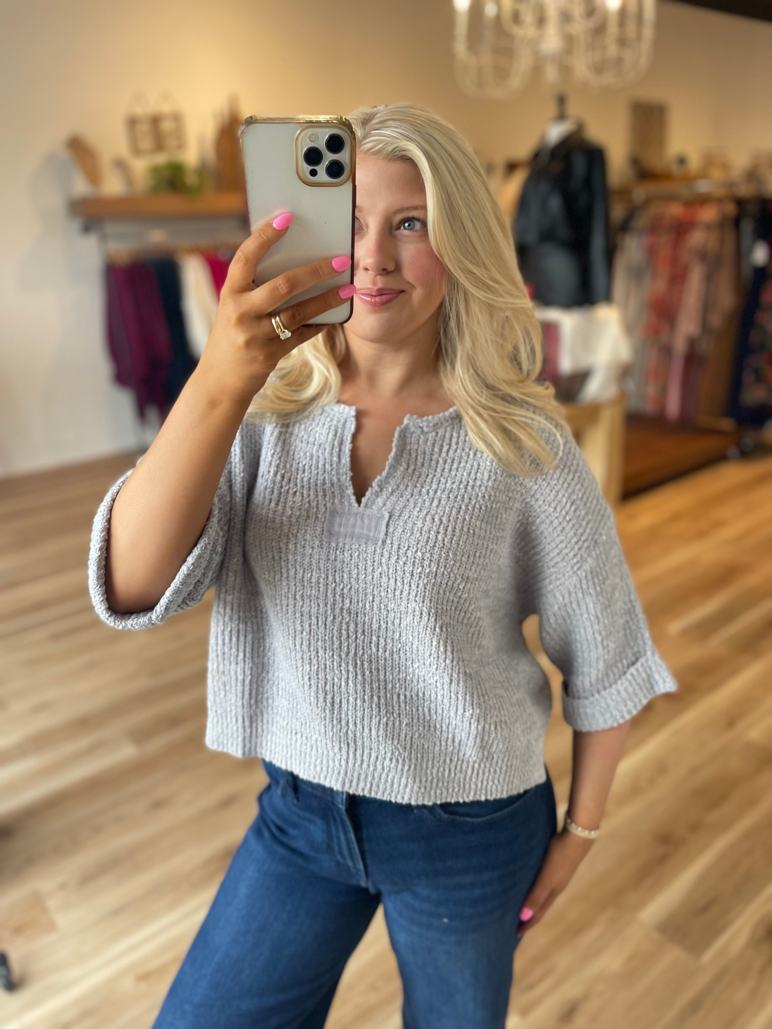 Carmen Knit Top
