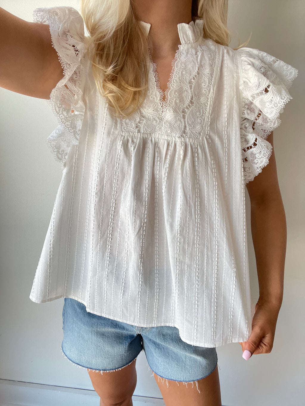 Annabelle Ruffle Top